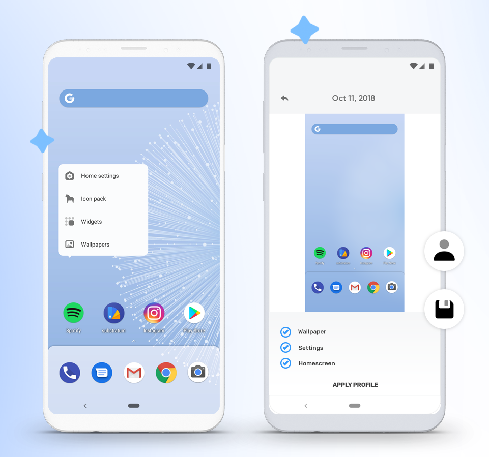Best Android Launcher - Hyperion Launcher
